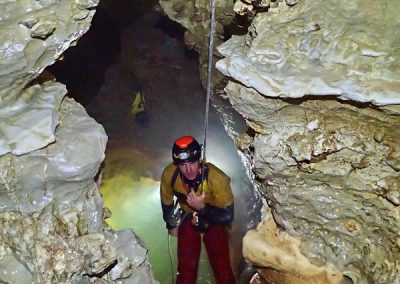 spéléologie chartreuse gouffre cambise descente rappel chambéry