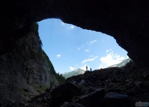 Porche de la grotte de la Diau