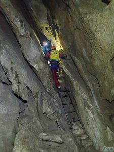 La galerie de la soufflerie dans la Diau