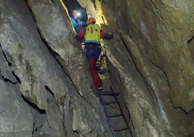 La galerie de la soufflerie dans la Diau