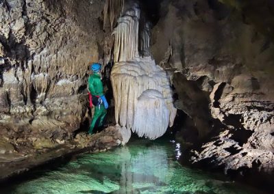 spéléologie vercors traversée grenoble isère concrétion