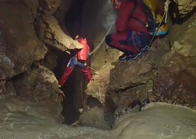spéléologie vercors traversée remontée corde rappel