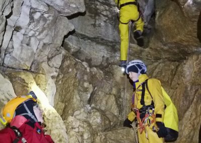 Gouffre Marco Polo Remontée sur corde