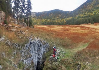 Spéléo Vercors Gour Fumant entrée