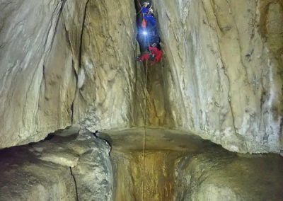 Spéléo Vercors Gour Fumant puits