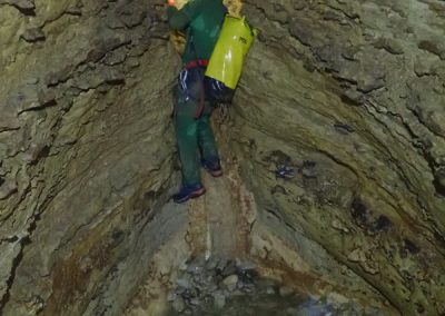 Spéléologie Vercors saints de glace grande salle