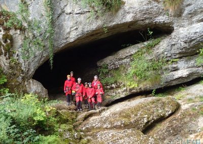 Spéléologie prerouge bauges Annecy chambery initiation enfant