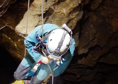 rappel spéléologie grotte eymards vercors Grenoble