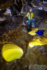 Spéléologie prerouge bauges Annecy chambery initiation enfant
