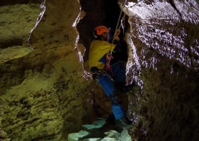 Main courante vasque spéléologie cuves Sassenage Grenoble