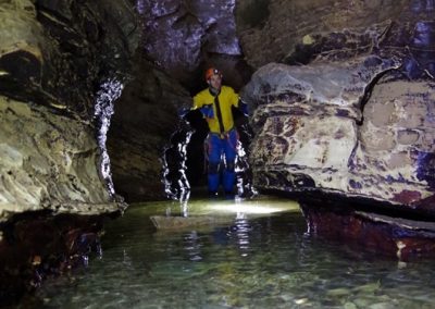 Rivière souterraine spéléologie cuves Sassenage Grenoble