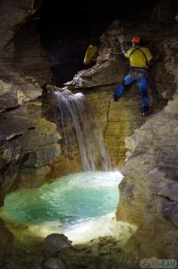 Cascade spéléologie cuves Sassenage Grenoble