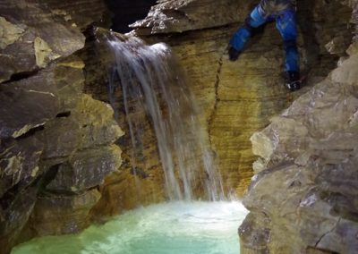 Cascade spéléologie cuves Sassenage Grenoble