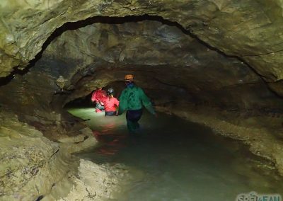 rivière souterraine Cavale spéléologie bauges Feclaz Revard