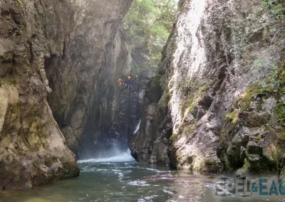 canyoning vercors furon bas grenoble isère saut