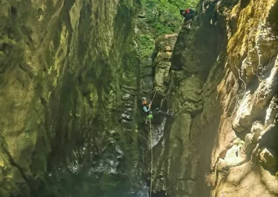 canyoning vercors furon bas grenoble isère rappel