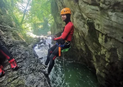 canyoning vercors furon bas grenoble isère rappel