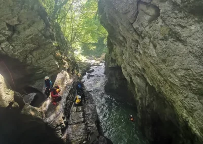 canyoning vercors furon bas grenoble isère saut