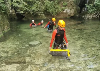 canyoning vercors furon bas grenoble isère vasque
