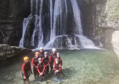 canyoning vercors furon bas grenoble isère cascade