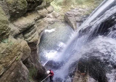 canyon vercors furon bas grenoble isère rappel