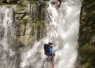 canyoning vercors canyon grenoble isère rappel