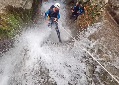 canyoning vercors furon bas grenoble isère rappel