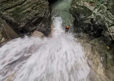 canyoning vercors furon deux grenoble isère rappel