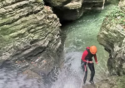 canyoning vercors furon bas grenoble isère rappel