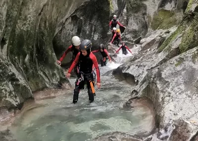 canyoning vercors furon grenoble isère marche