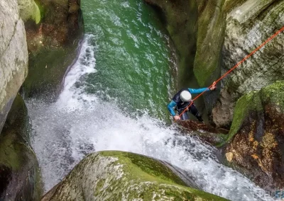 canyoning vercors furon grenoble isère rappel