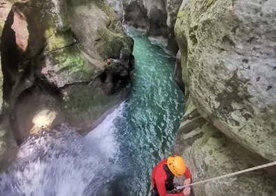 canyoning vercors furon grenoble isère rappel