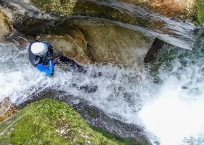 canyoning vercors furon grenoble isère toboggan