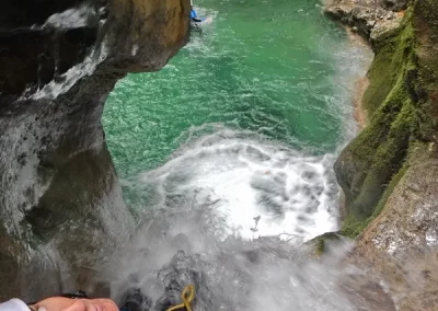 canyoning vercors furon grenoble isère toboggan