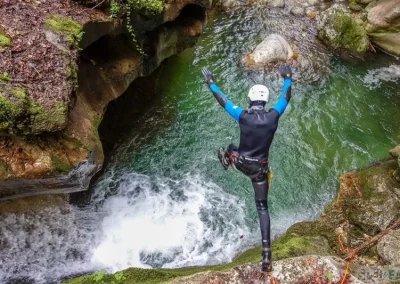 canyoning vercors furon grenoble isère saut