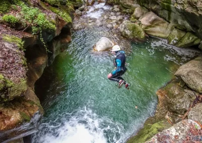 canyoning vercors furon grenoble isère saut