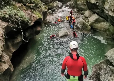canyoning vercors furon grenoble isère saut