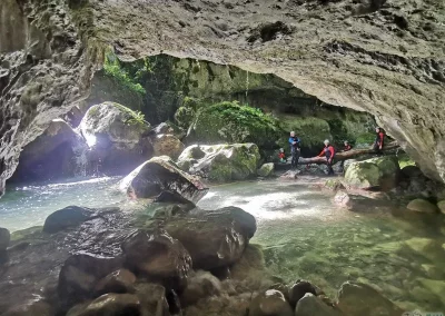 canyoning vercors furon grenoble isère grotte