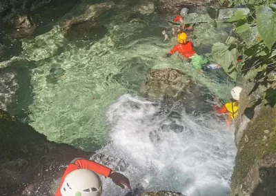 canyoning vercors furon grenoble isère toboggan