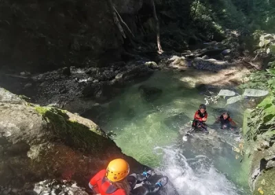 canyoning vercors furon grenoble isère toboggan