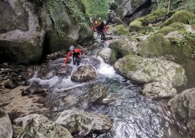 canyoning vercors furon grenoble isère marche