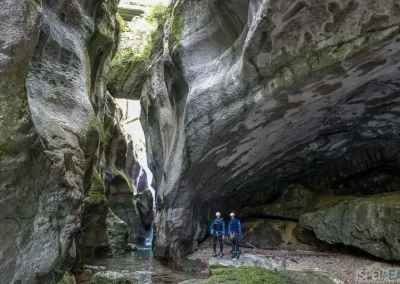 canyoning vercors furon grenoble isère grotte