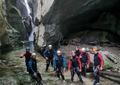 canyoning vercors furon grenoble isère grotte