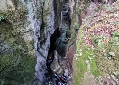 canyoning vercors furon grenoble isère encaissement