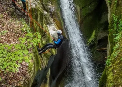 canyoning vercors furon grenoble isère rappel