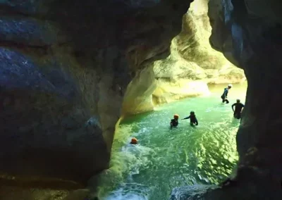 canyoning chartreuse infernet grenoble isère toboggan