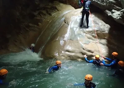 canyoning chartreuse infernet grenoble isère Toboggan