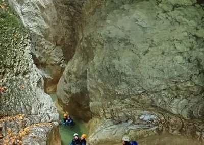 canyoning chartreuse infernet grenoble isère encaissement