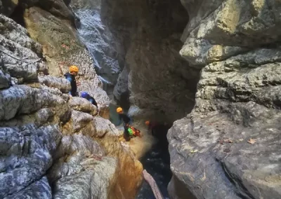 canyoning chartreuse infernet grenoble isère saut