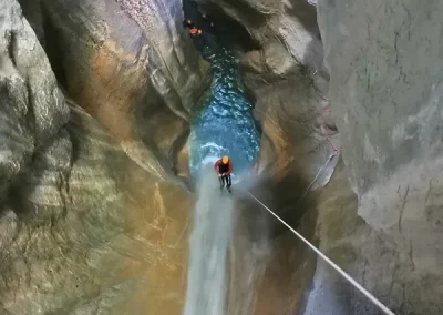 canyoning chartreuse infernet grenoble isère rappel